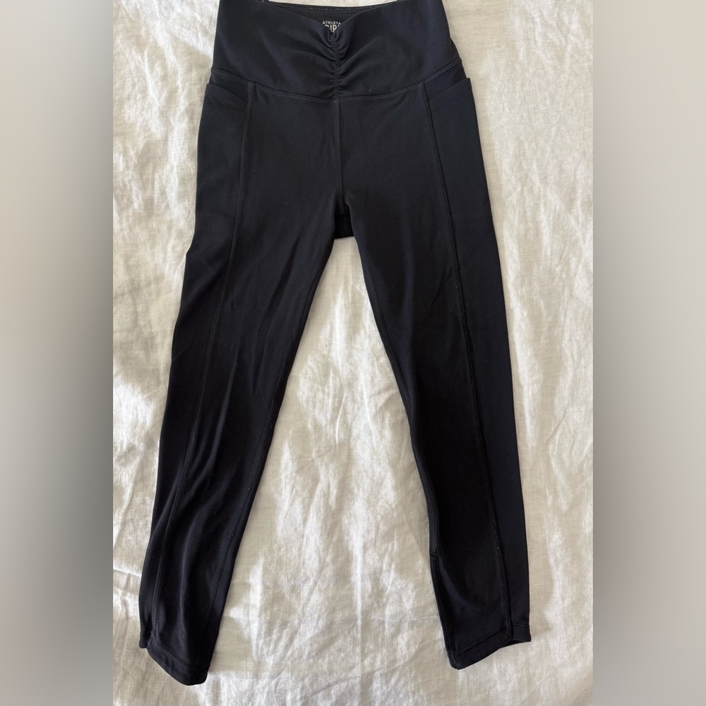 Athleta Girl size 7 black legging